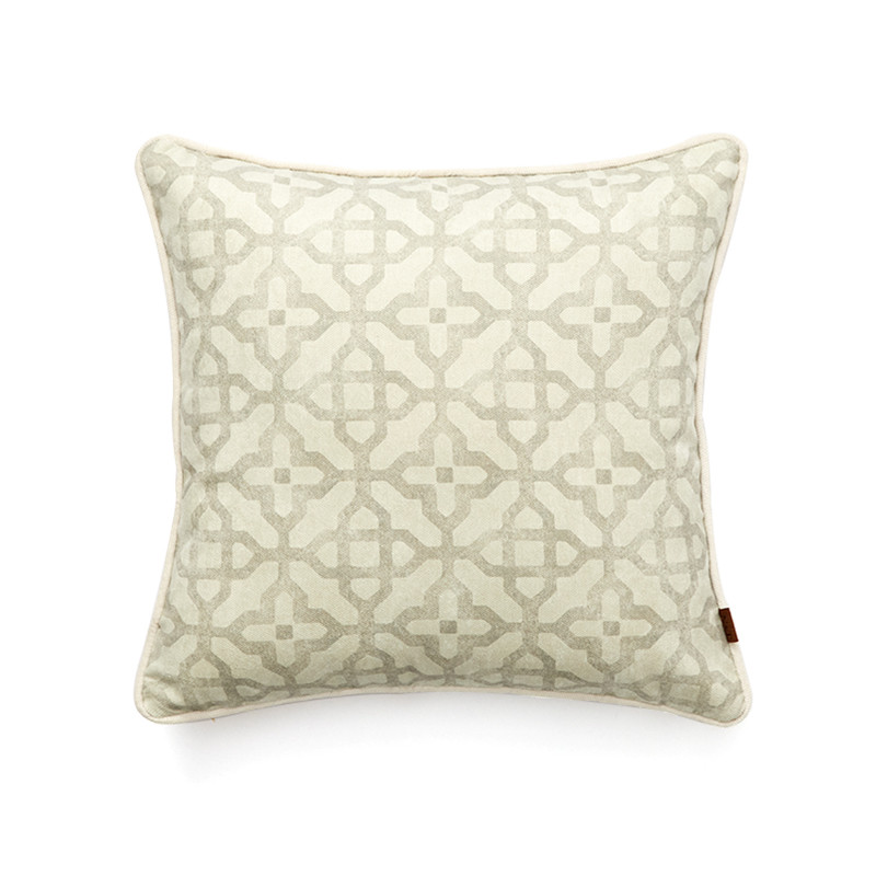 DAVINRICH Modern absztrakt geometrikus párnahuzatok luxus bambusz rácsos konstrukciós kereszt kerítés párnahuzat 45x45cm kék fehér