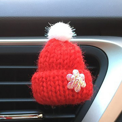 Αξεσουάρ αυτοκινήτου αποσμητικό αυτοκινήτου Χαριτωμένο καπέλο αεραγωγοί Κλιπ Χριστουγεννιάτικη διακόσμηση αυτοκινήτου Διαχύτης αυτοκινήτου Άρωμα μυρωδιά στο αυτοκίνητο Αρώματα