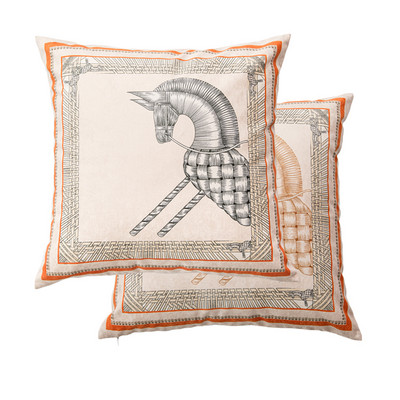 DAVINRICH Ručno oslikane jastučnice s kraljevskim ratnim konjima 2022. Retro ukrasne jastučnice u H stilu Noble Beauty Dekor za dom