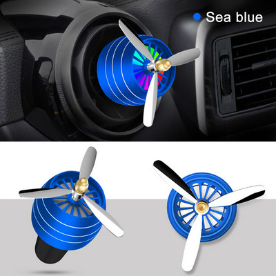 Mini LED osvježivač zraka za miris automobila od legure s automatskim ventilacijskim otvorom za spajanje za parfeme Svježa aromaterapija sa svjetlom za ukrašavanje automobila