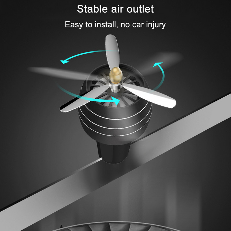 Mini LED osvježivač zraka za miris automobila od legure s automatskim ventilacijskim otvorom za spajanje za parfeme Svježa aromaterapija sa svjetlom za ukrašavanje automobila