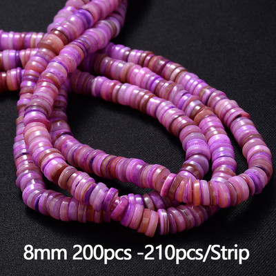 4/6/8/10 mm višebojne slatkovodne školjke perle okruglog oblika školjke labave perle za diy ogrlice narukvice nakit dodaci