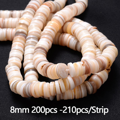 4/6/8/10 mm višebojne slatkovodne školjke perle okruglog oblika školjke labave perle za diy ogrlice narukvice nakit dodaci