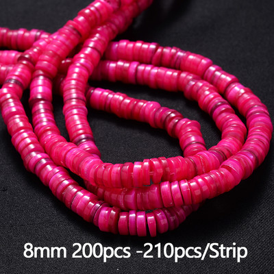 4/6/8/10 mm višebojne slatkovodne školjke perle okruglog oblika školjke labave perle za diy ogrlice narukvice nakit dodaci