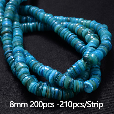 4/6/8/10 mm višebojne slatkovodne školjke perle okruglog oblika školjke labave perle za diy ogrlice narukvice nakit dodaci