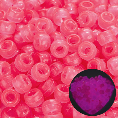 100 komada 6x9 mm velikih rupa od akrilnih perli u obliku kante, svjetlećih prozirnih razmaknica za izradu nakita Dodaci za narukvice DIY