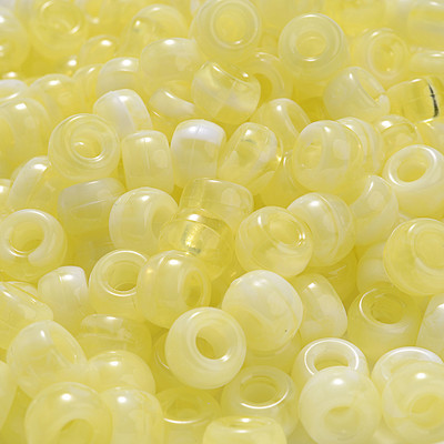 100 komada 6x9 mm velikih rupa od akrilnih perli u obliku kante, svjetlećih prozirnih razmaknica za izradu nakita Dodaci za narukvice DIY