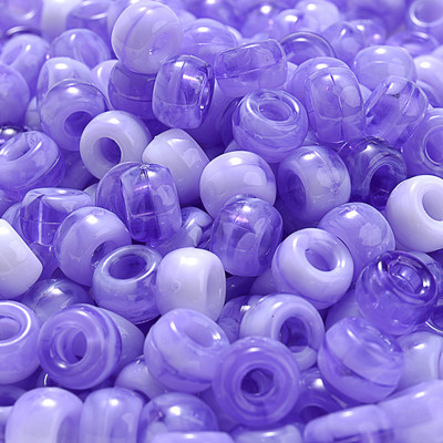 100 komada 6x9 mm velikih rupa od akrilnih perli u obliku kante, svjetlećih prozirnih razmaknica za izradu nakita Dodaci za narukvice DIY