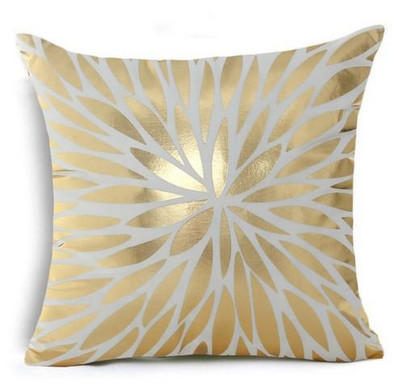 Božićna bronzana zlatna jastučnica Moderna geometrijska zlatna folija Jastučić Ukrasni jastuk Kućni dekor Ukrasni jastuci za kauč 17*17