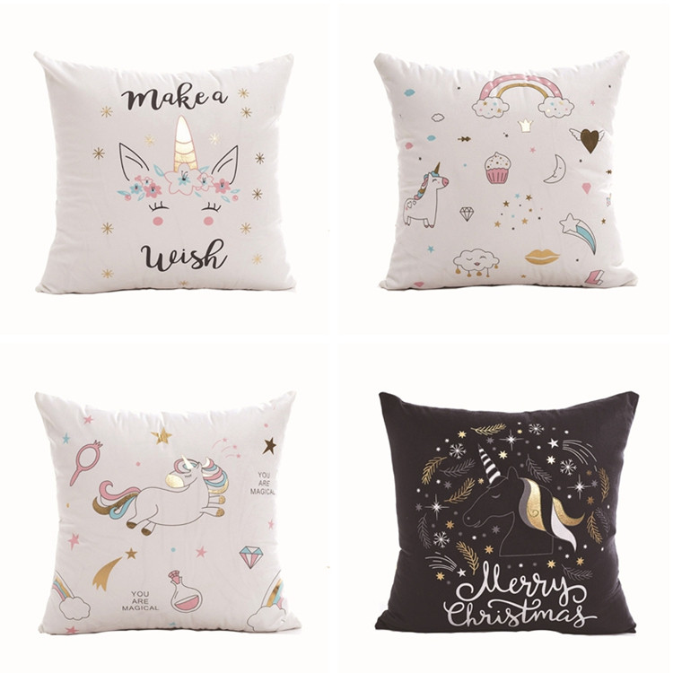 Božićna bronzana zlatna jastučnica Moderna geometrijska zlatna folija Jastučić Ukrasni jastuk Kućni dekor Ukrasni jastuci za kauč 17*17