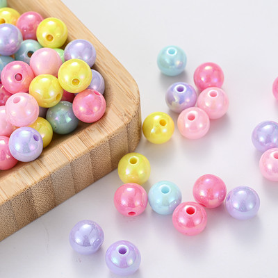 50/100/200 kom 6-16 mm Candy Akrilne perle Bling Bling Loose Spacer AB perle za izradu nakita Djevojke Ogrlica Narukvica Slatki dar