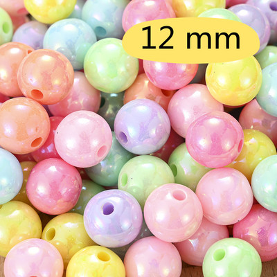 50/100/200 kom 6-16 mm Candy Akrilne perle Bling Bling Loose Spacer AB perle za izradu nakita Djevojke Ogrlica Narukvica Slatki dar
