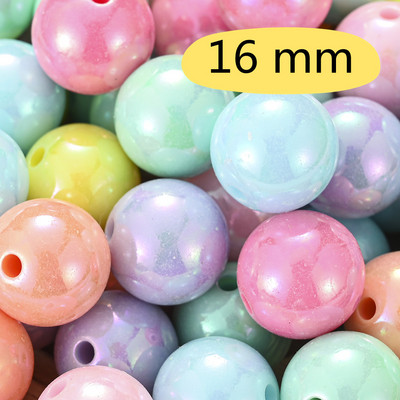 50/100/200 kom 6-16 mm Candy Akrilne perle Bling Bling Loose Spacer AB perle za izradu nakita Djevojke Ogrlica Narukvica Slatki dar