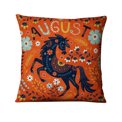 Decoratiuni perne de Craciun Ilustratii de animale dragute scandinave Perna Perne decorative Almofadas Decorativas Para Canapea