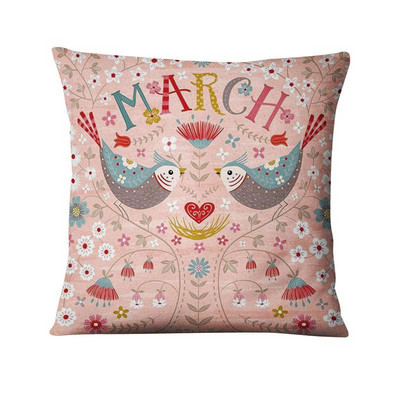 Decoratiuni perne de Craciun Ilustratii de animale dragute scandinave Perna Perne decorative Almofadas Decorativas Para Canapea