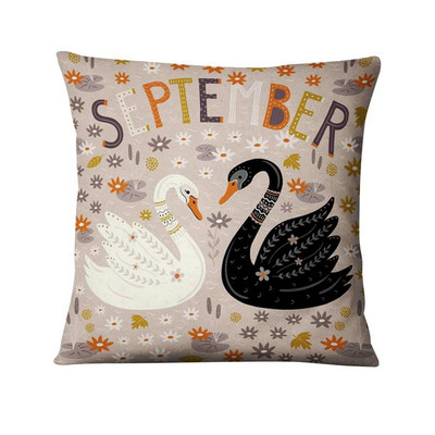 Decoratiuni perne de Craciun Ilustratii de animale dragute scandinave Perna Perne decorative Almofadas Decorativas Para Canapea