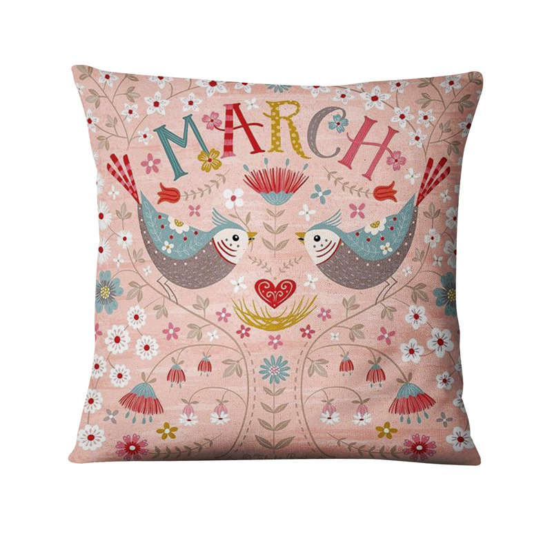 Decoratiuni perne de Craciun Ilustratii de animale dragute scandinave Perna Perne decorative Almofadas Decorativas Para Canapea