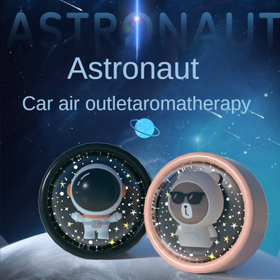 Automobilių oro gaiviklis Astronaut CreativeLED Space Capsule Outlet Kvapas Magnetinis dizainas Automobilių aksesuarai Vidinis Kvepalai Difuzinis