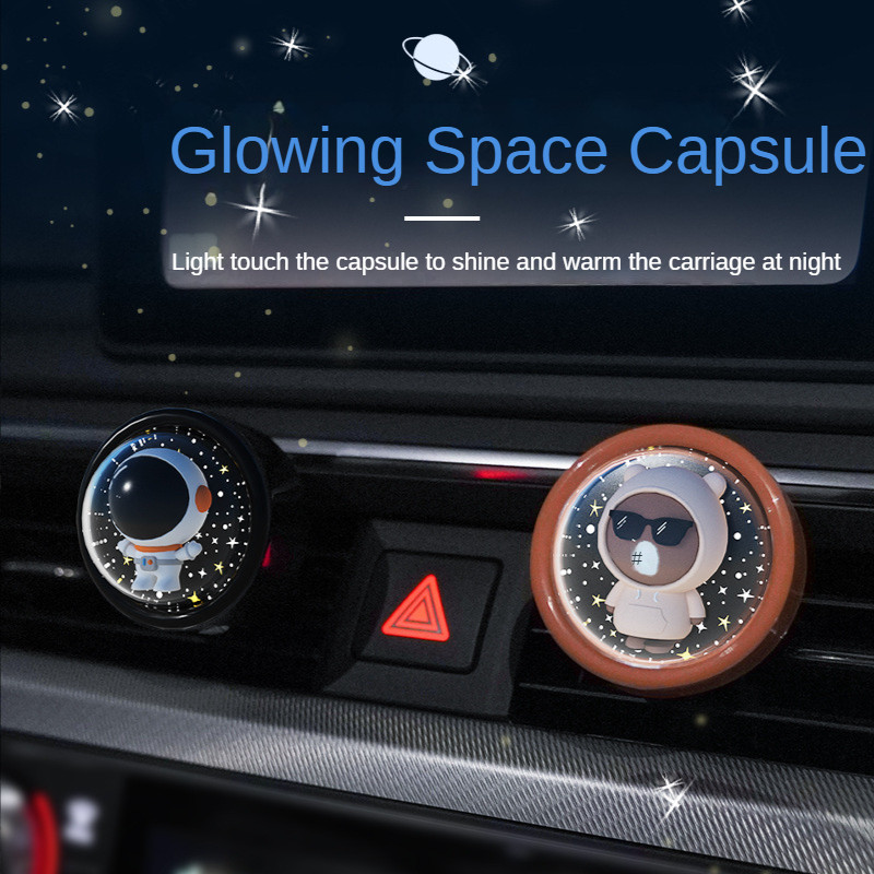 Αποσμητικό αυτοκινήτου Astronaut CreativeLED Space Capsule Outlet Fragrance Magnetic Design Auto Accessories Interior Perfume Diffuse