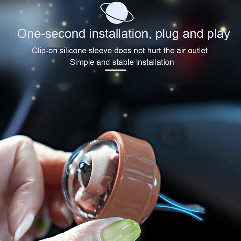 Αποσμητικό αυτοκινήτου Astronaut CreativeLED Space Capsule Outlet Fragrance Magnetic Design Auto Accessories Interior Perfume Diffuse