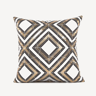 Europska klasična bronzana zlatna folija, ukrasni jastuk, zlatni listovi, kućni dekor, jastučić za kauč Almofadas Decorativas