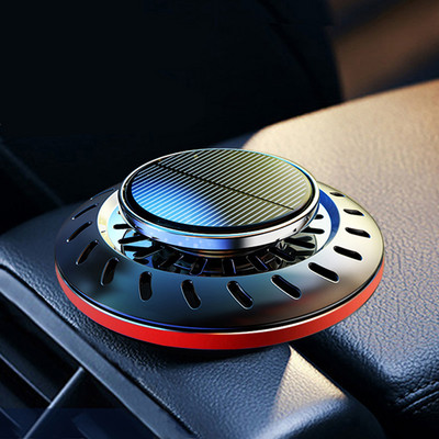 Solar Rotation Auto gaisa atsvaidzinātājs Creative UFO Smaržu difuzors Ēteriskās eļļas Aromterapijas Ornamenti Auto salona Aksesuāri