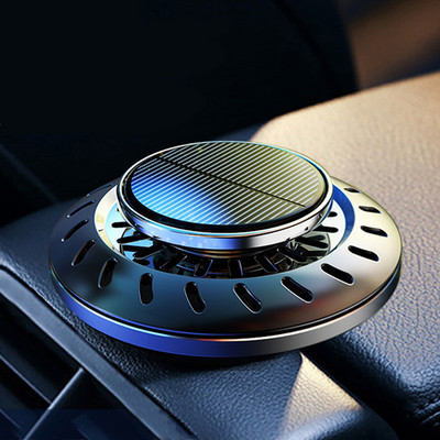 Solar Rotation Auto gaisa atsvaidzinātājs Creative UFO Smaržu difuzors Ēteriskās eļļas Aromterapijas Ornamenti Auto salona Aksesuāri