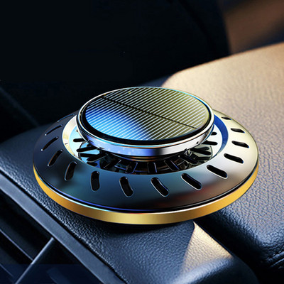 Solar Rotation Auto gaisa atsvaidzinātājs Creative UFO Smaržu difuzors Ēteriskās eļļas Aromterapijas Ornamenti Auto salona Aksesuāri