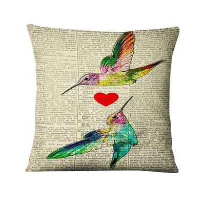 Jastučnica s otisnutim retro starim novinama Jastučić sa slatkim životinjama Ukrasni jastuk Kućni dekor Jastuk za kauč Almofada