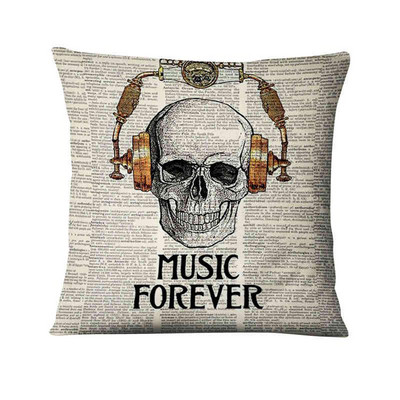 Jastučnica s otisnutim retro starim novinama Jastučić sa slatkim životinjama Ukrasni jastuk Kućni dekor Jastuk za kauč Almofada