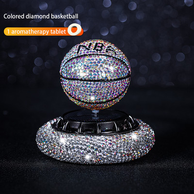 Osvježivač zraka za automobil Indoor Solarna rotacijska dijamantna košarkaška lopta Difuzor parfema Originalni muški i ženski parfem Trajni dodaci