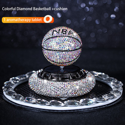 Osvježivač zraka za automobil Indoor Solarna rotacijska dijamantna košarkaška lopta Difuzor parfema Originalni muški i ženski parfem Trajni dodaci