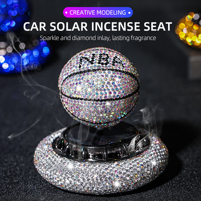 Osvježivač zraka za automobil Indoor Solarna rotacijska dijamantna košarkaška lopta Difuzor parfema Originalni muški i ženski parfem Trajni dodaci