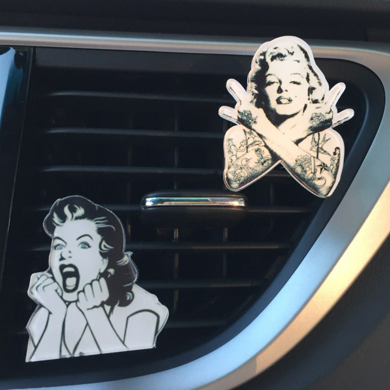 2022 Slatka kopča za ventilacijski otvor Difuzor arome za automobil Aroma za automobil Osvježivači zraka Mirisi Auto parfem Dodatna oprema za unutrašnjost automobila