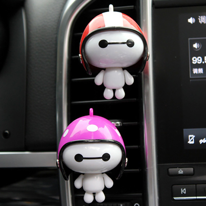 Figurine de desene animate Ornamente Odorizante pentru mașină Aroma de mașină Clip de ventilație Aromă în parfum auto Difuzor de mașină Decor drăguț pentru interior
