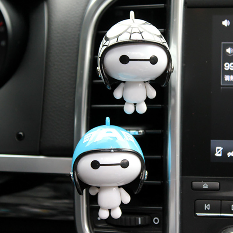 Figurine de desene animate Ornamente Odorizante pentru mașină Aroma de mașină Clip de ventilație Aromă în parfum auto Difuzor de mașină Decor drăguț pentru interior