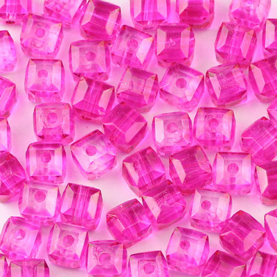 YHBZRET Kvadratni oblik Vrhunske austrijske kristalne perle odstojnik 6 mm 50 kom. Prozirne labave perle za narukvicu za izradu nakita DIY