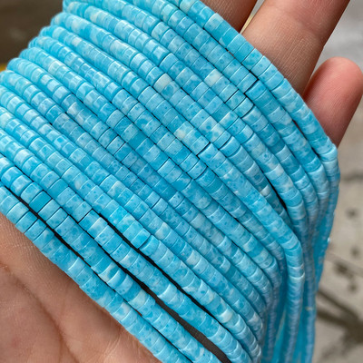 Prirodni kamen 2*4 mm plosnati cilindar crveno zeleni kalcedon morski sedimenti jaspis cijev razmak perle za izradu nakita diy narukvica