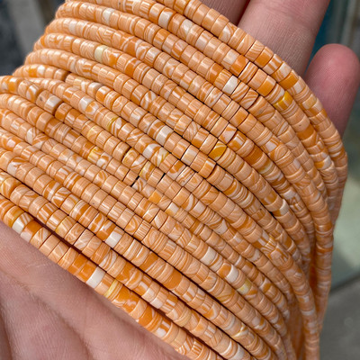 Prirodni kamen 2*4 mm plosnati cilindar crveno zeleni kalcedon morski sedimenti jaspis cijev razmak perle za izradu nakita diy narukvica