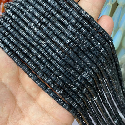 Prirodni kamen 2*4 mm plosnati cilindar crveno zeleni kalcedon morski sedimenti jaspis cijev razmak perle za izradu nakita diy narukvica