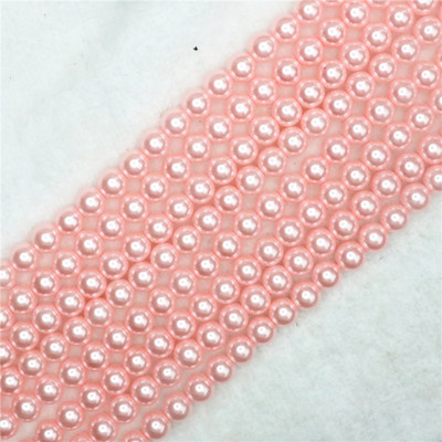 Tamno siva 4-14 mm izbor veličine okrugla imitacija školjke biserne perle modne diy ogrlice narukvice izrada nakita 15 inča B1618