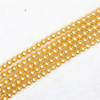 Tamno siva 4-14 mm izbor veličine okrugla imitacija školjke biserne perle modne diy ogrlice narukvice izrada nakita 15 inča B1618