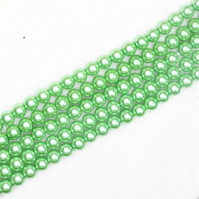 Tamno siva 4-14 mm izbor veličine okrugla imitacija školjke biserne perle modne diy ogrlice narukvice izrada nakita 15 inča B1618