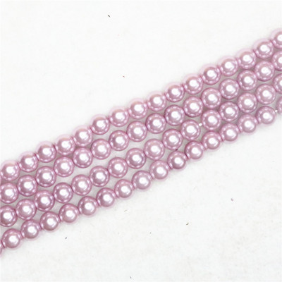 Tamno siva 4-14 mm izbor veličine okrugla imitacija školjke biserne perle modne diy ogrlice narukvice izrada nakita 15 inča B1618