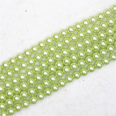 Tamno siva 4-14 mm izbor veličine okrugla imitacija školjke biserne perle modne diy ogrlice narukvice izrada nakita 15 inča B1618