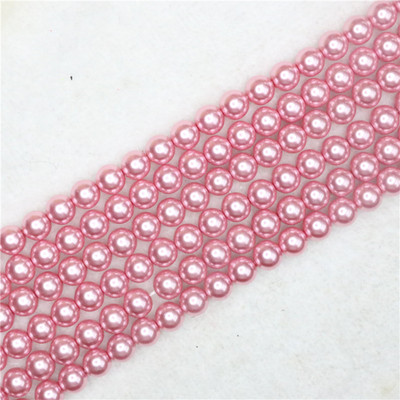 Tamno siva 4-14 mm izbor veličine okrugla imitacija školjke biserne perle modne diy ogrlice narukvice izrada nakita 15 inča B1618