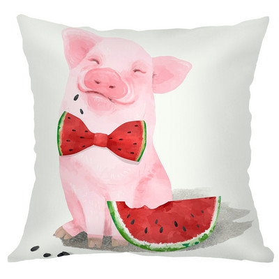 Sofa Baršunasta jastučnica 45X45 Kućni ukrasni bijeli jastuci Životinja Zec Panda Jastučnica Kućna dekoracija Jastučnica