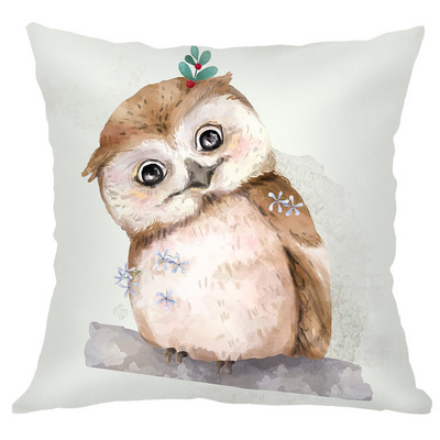 Sofa Baršunasta jastučnica 45X45 Kućni ukrasni bijeli jastuci Životinja Zec Panda Jastučnica Kućna dekoracija Jastučnica