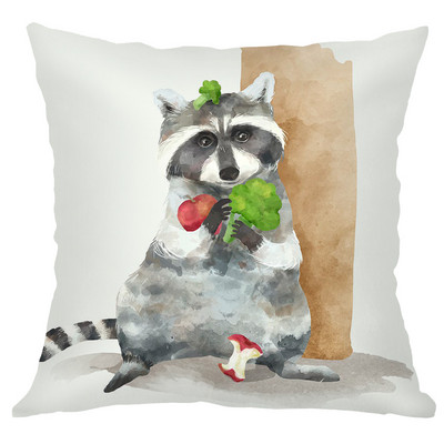 Sofa Baršunasta jastučnica 45X45 Kućni ukrasni bijeli jastuci Životinja Zec Panda Jastučnica Kućna dekoracija Jastučnica