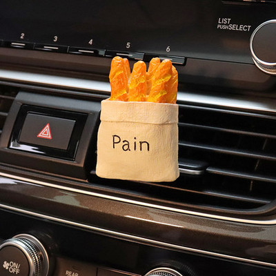 Automobil univerzalni kreativni otvor za zrak parfem kopča 3D trodimenzionalna simulacija hrane izlaz zraka uređenje doma kruh boca vina